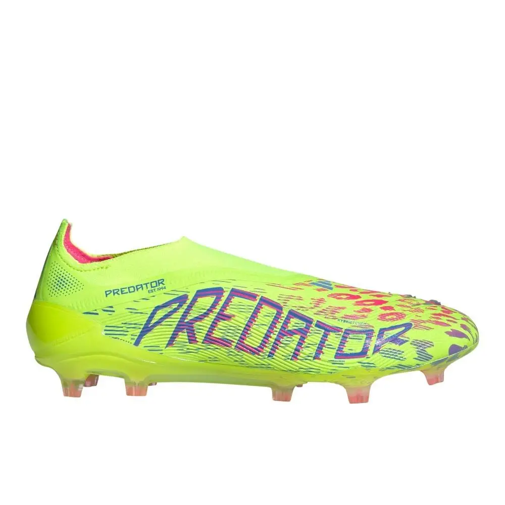Adidas Predator Elite Firm Ground Mens Yellow Sneakers Athletic Shoes ID3875