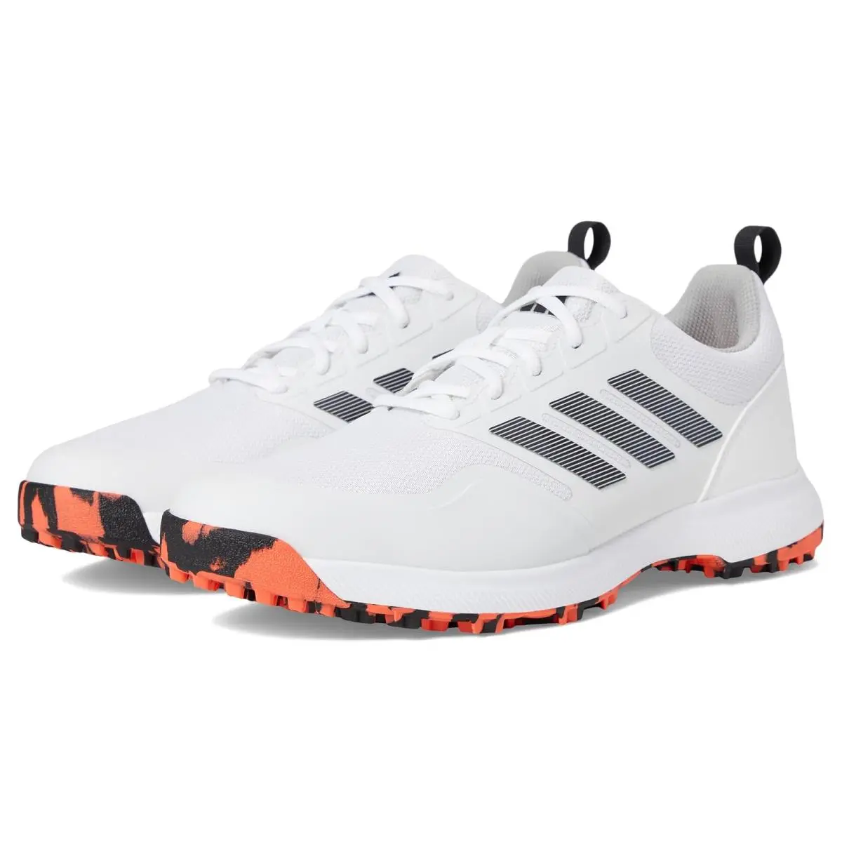 Man`s Shoes Adidas Golf Tech Response 3 Spikeless Golf Shoes - Footwear White/Core Black/Grey Two