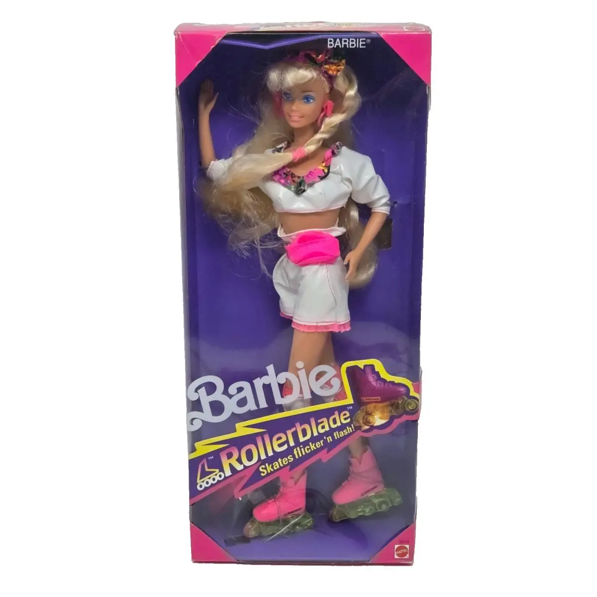 Vintage 1991 Rollerblade Barbie Doll Mattel IN Box 2214 Skates