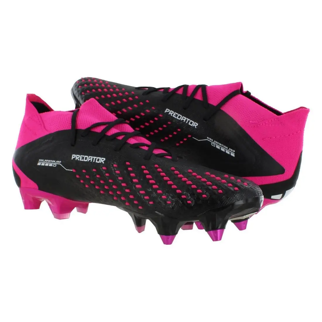 Adidas shoes - Core Black/Footwear White/Team Shock Pink, Main: Black 1