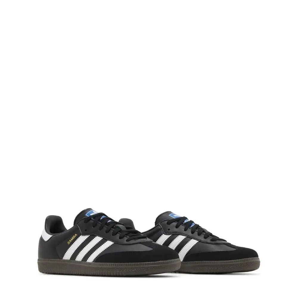 Adidas shoes - Adidas Samba (GS) Black And White - IE3676-367 - Black 18