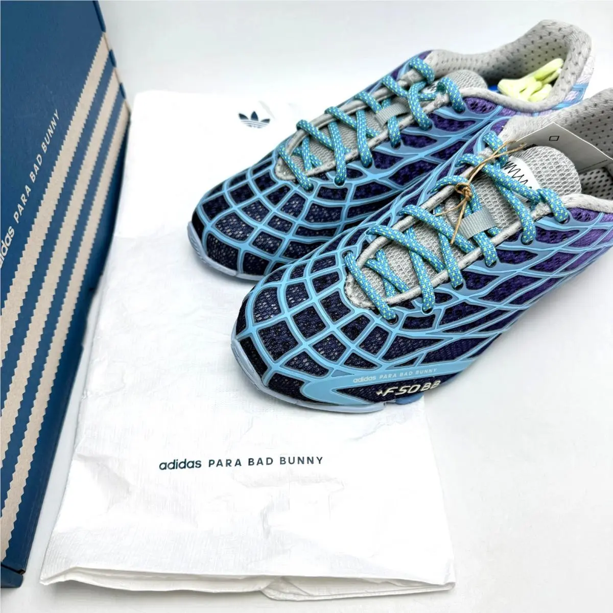 Adidas shoes - F50 Ghost Sprint Bad Bunny - KI9450 - Dark Marine/Light Blue/Clear Sky 7