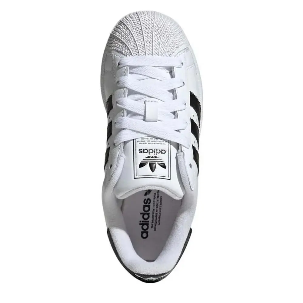 Adidas shoes - Adidas Superstar II J White/Black - JH9976 - White 4