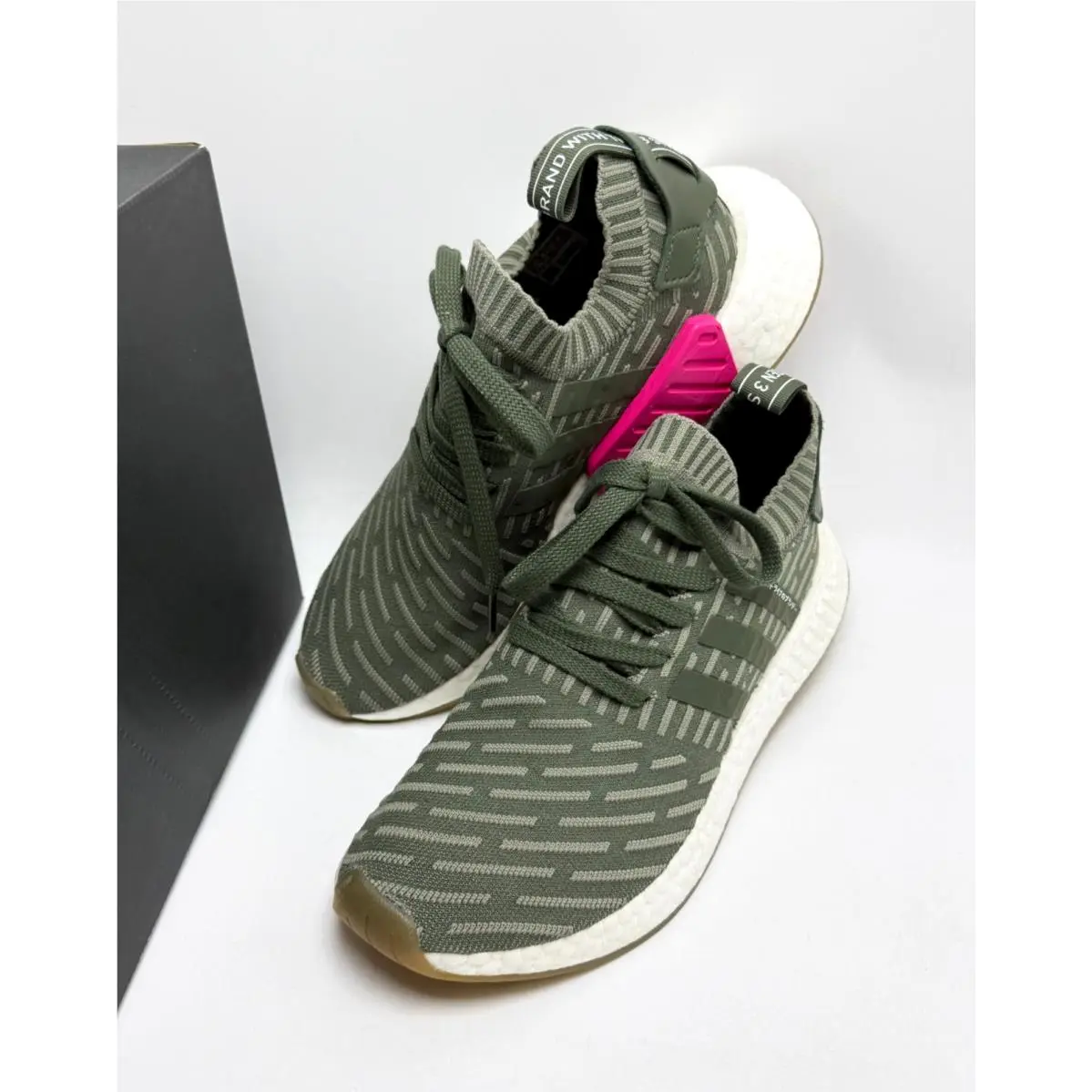 Adidas shoes - adidas Nmd R2 Pk - Nmd - BY9953 - Sargent Major/Sargent Major/Shock Pink 11