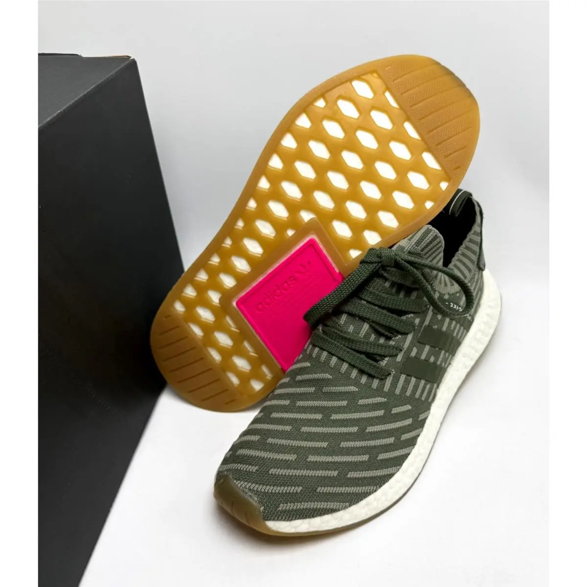 Adidas shoes - adidas Nmd R2 Pk - Nmd - BY9953 - Sargent Major/Sargent Major/Shock Pink 12