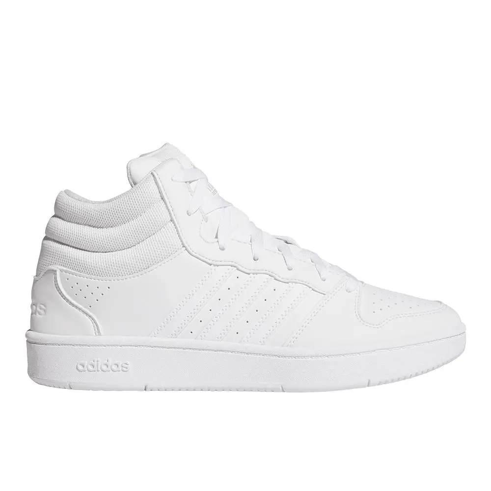 Hoops Mid Classic Unisex White Sneakers Athletic Shoes SB1158-KI1033 by Adidas