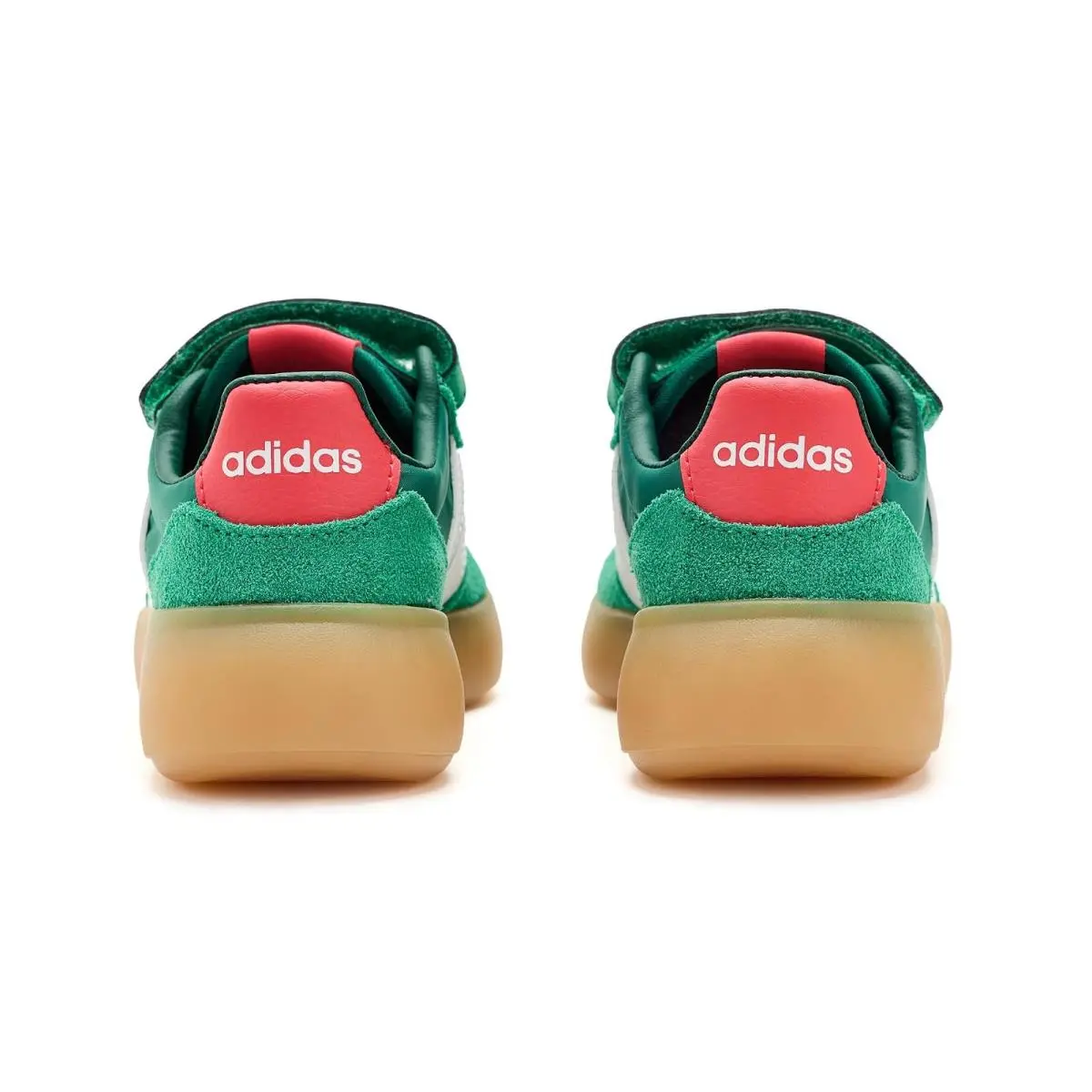 Adidas shoes - Collegiate Green/White/Lucid Red 5
