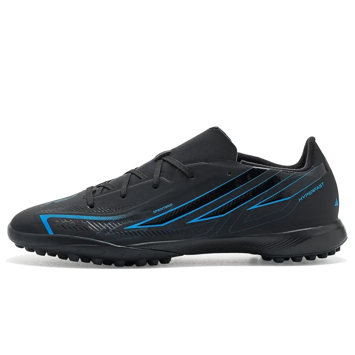 Adidas shoes - Black/Black/Lucid Ray Blue 9
