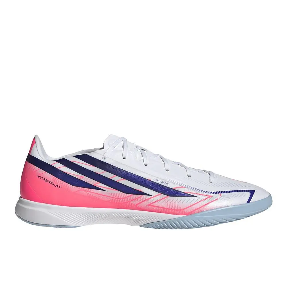 Adidas F50 Hyperfast League Indoor Soccer Cleats Unisex White Sneakers Athletic