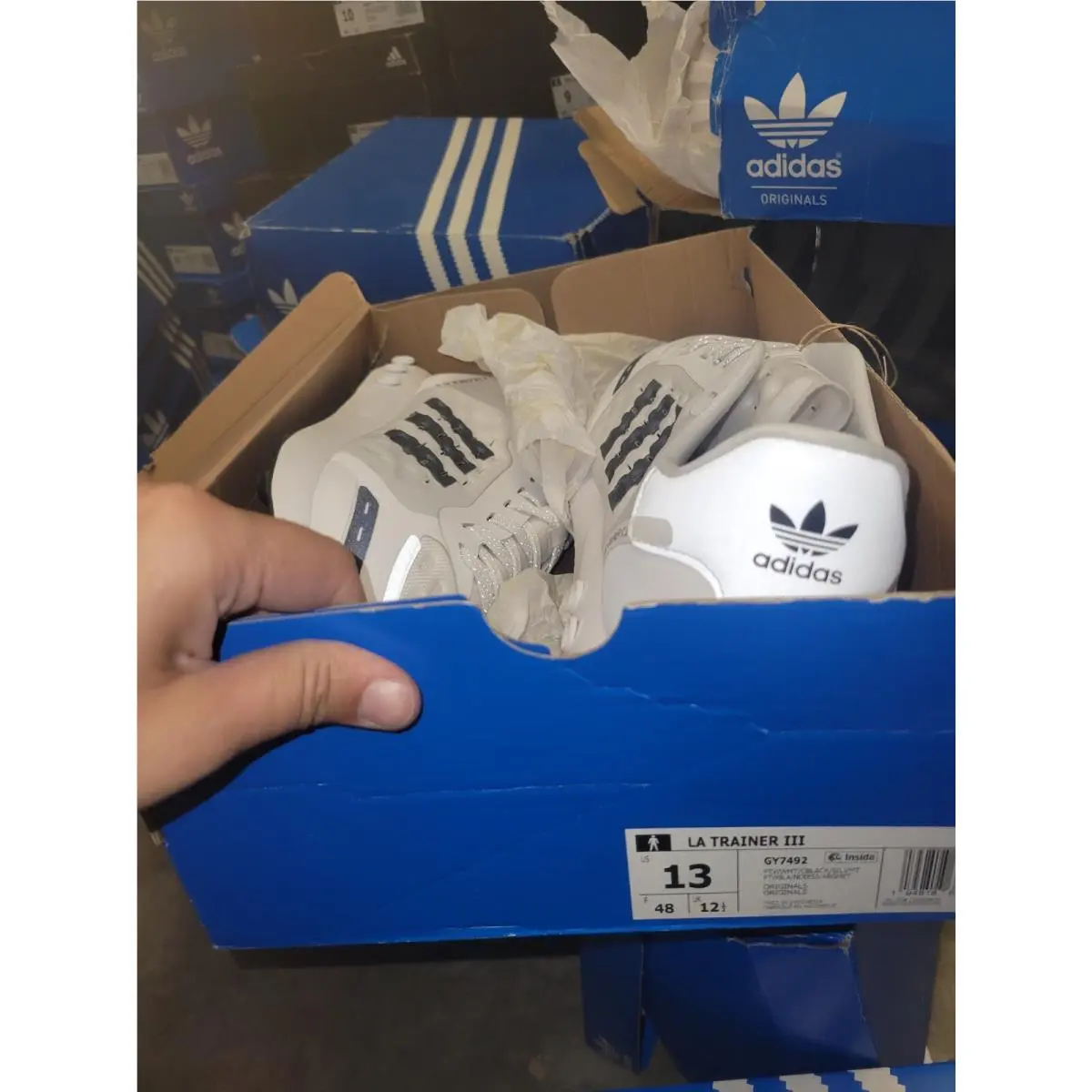 Adidas shoes - adidas LA Trainer - Trainer - GY7492 - Black 5