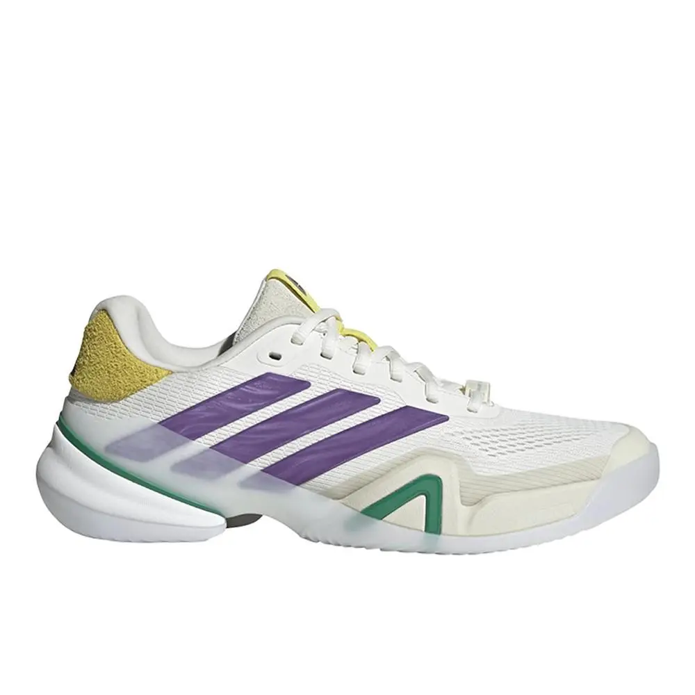 Barricade 14 Tennis Mens White Sneakers Athletic Shoes SB1158-KK4410 by Adidas