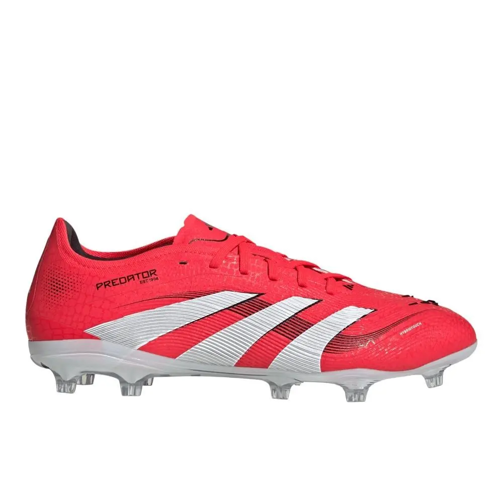 Adidas Predator Pro Firm Ground Mens Red Sneakers Athletic Shoes ID3856