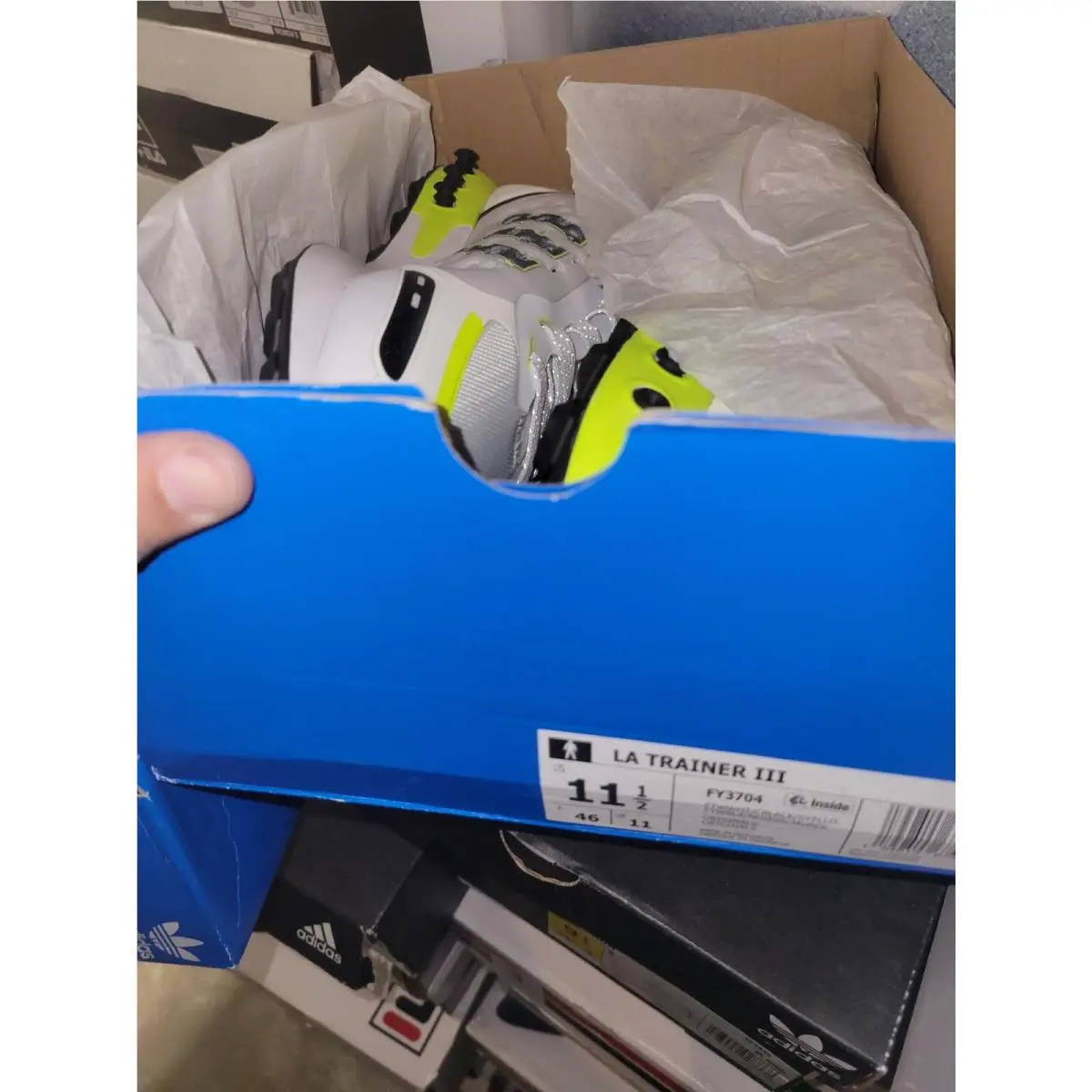 Adidas shoes - adidas LA Trainer - Trainer - FY3704 - White 32