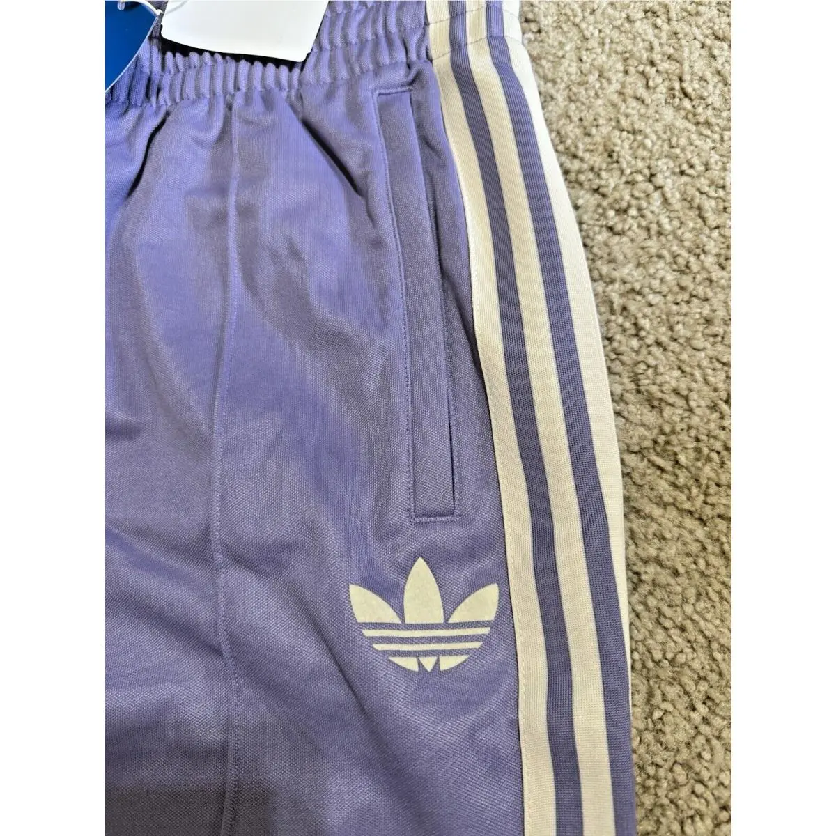 Adidas clothing - Purple/Tan/White 8