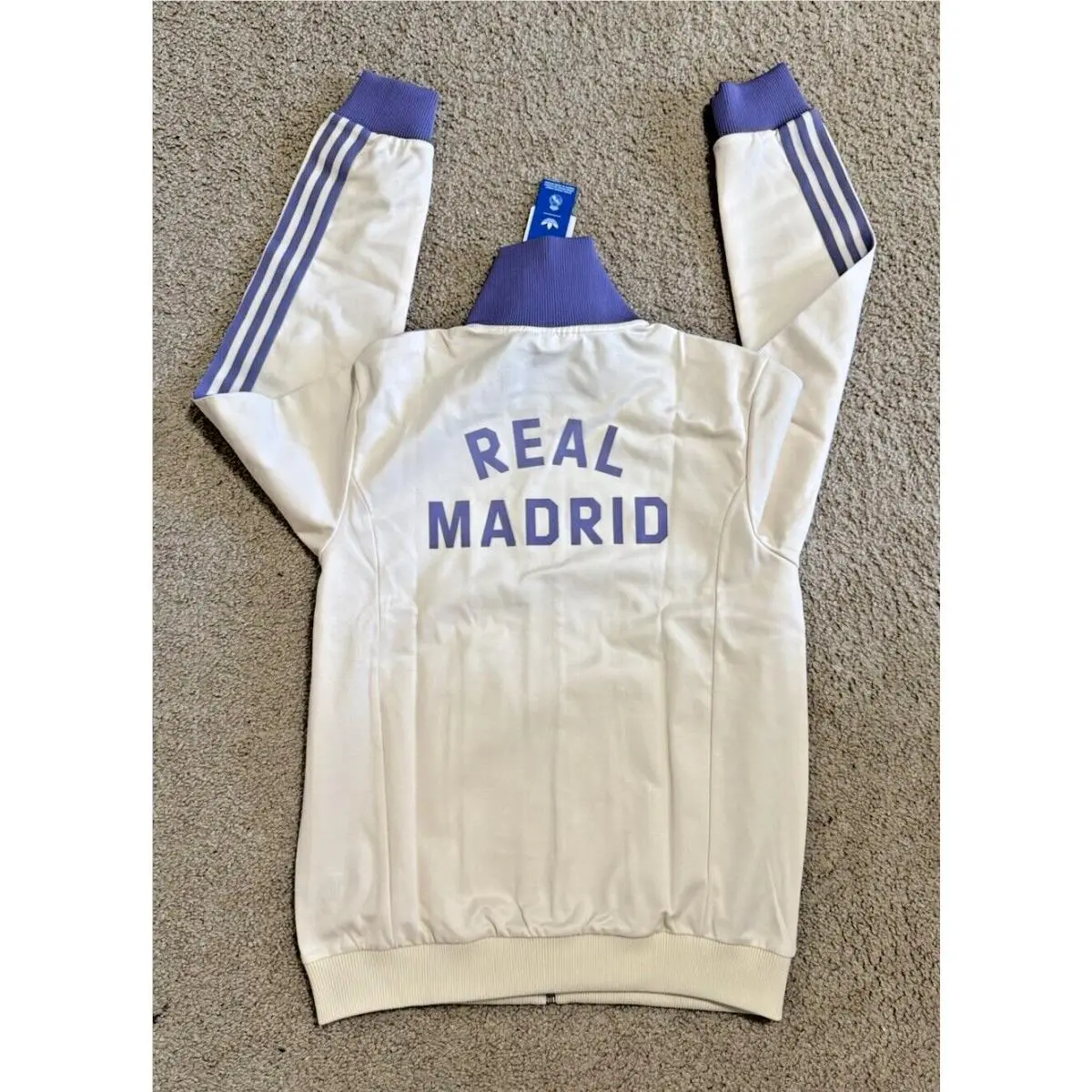 Adidas clothing - Purple/Tan/White 4