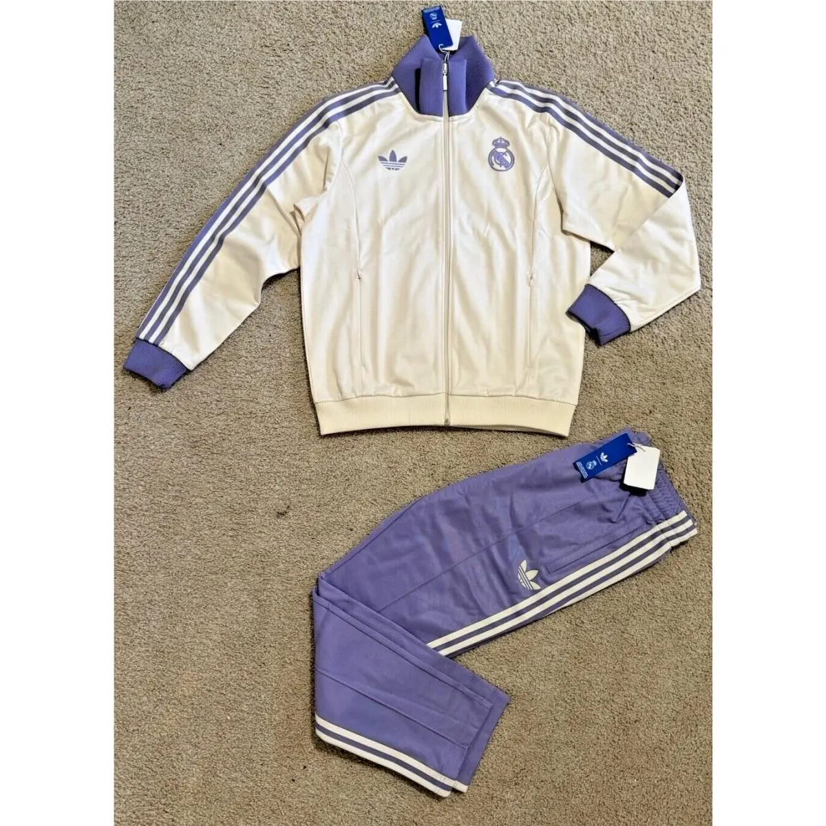 Adidas clothing - Purple/Tan/White 16