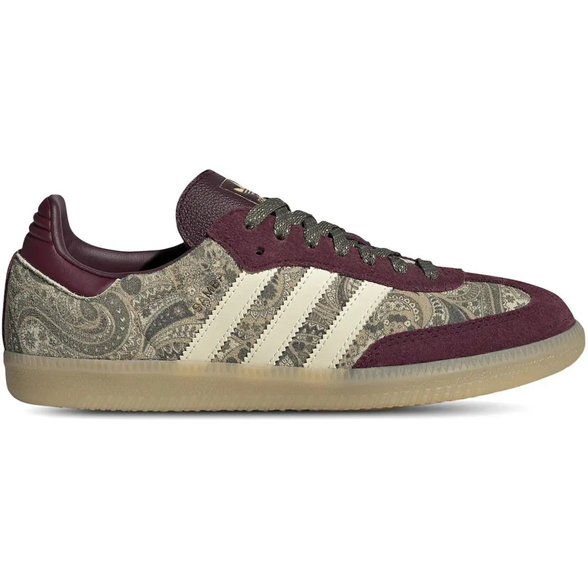 Adidas Samba OG Liberty London Maroon Warm Vanilla Women`s KH9802