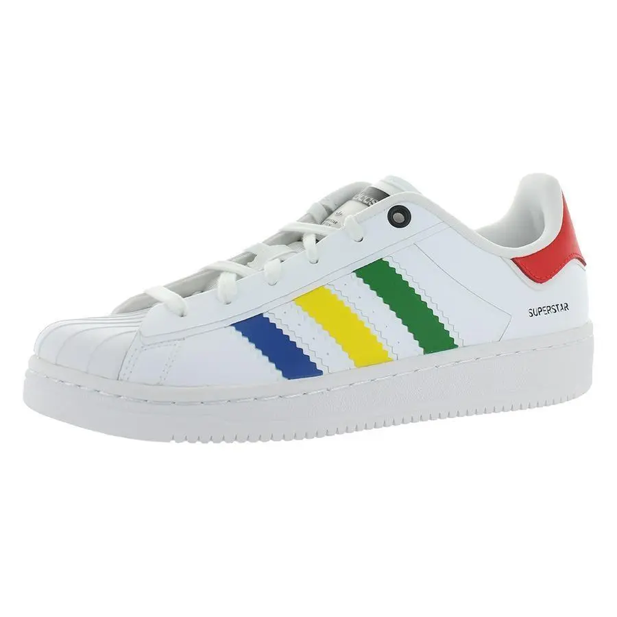 Adidas shoes - Cloud White/Core Black/Blue, Main: White 3