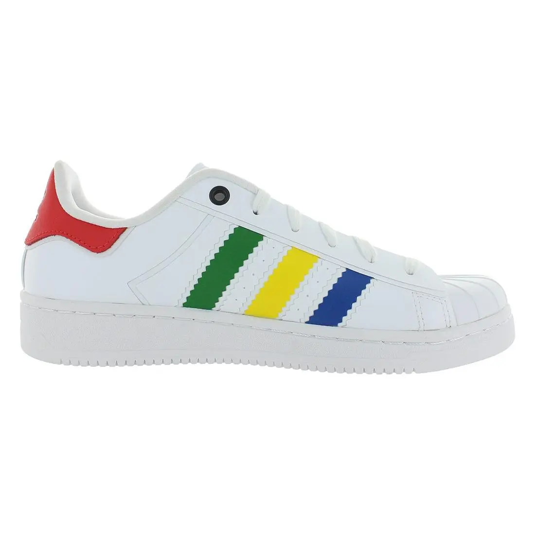 Adidas shoes - Cloud White/Core Black/Blue, Main: White 6