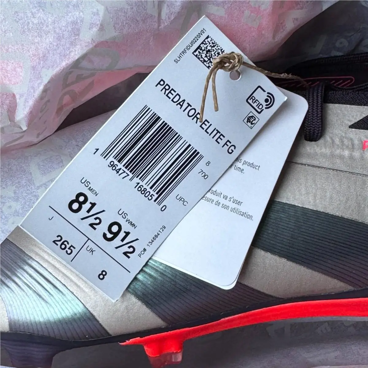 Adidas shoes - adidas Predator - Predator - IF8868 - Platinum Metallic 10