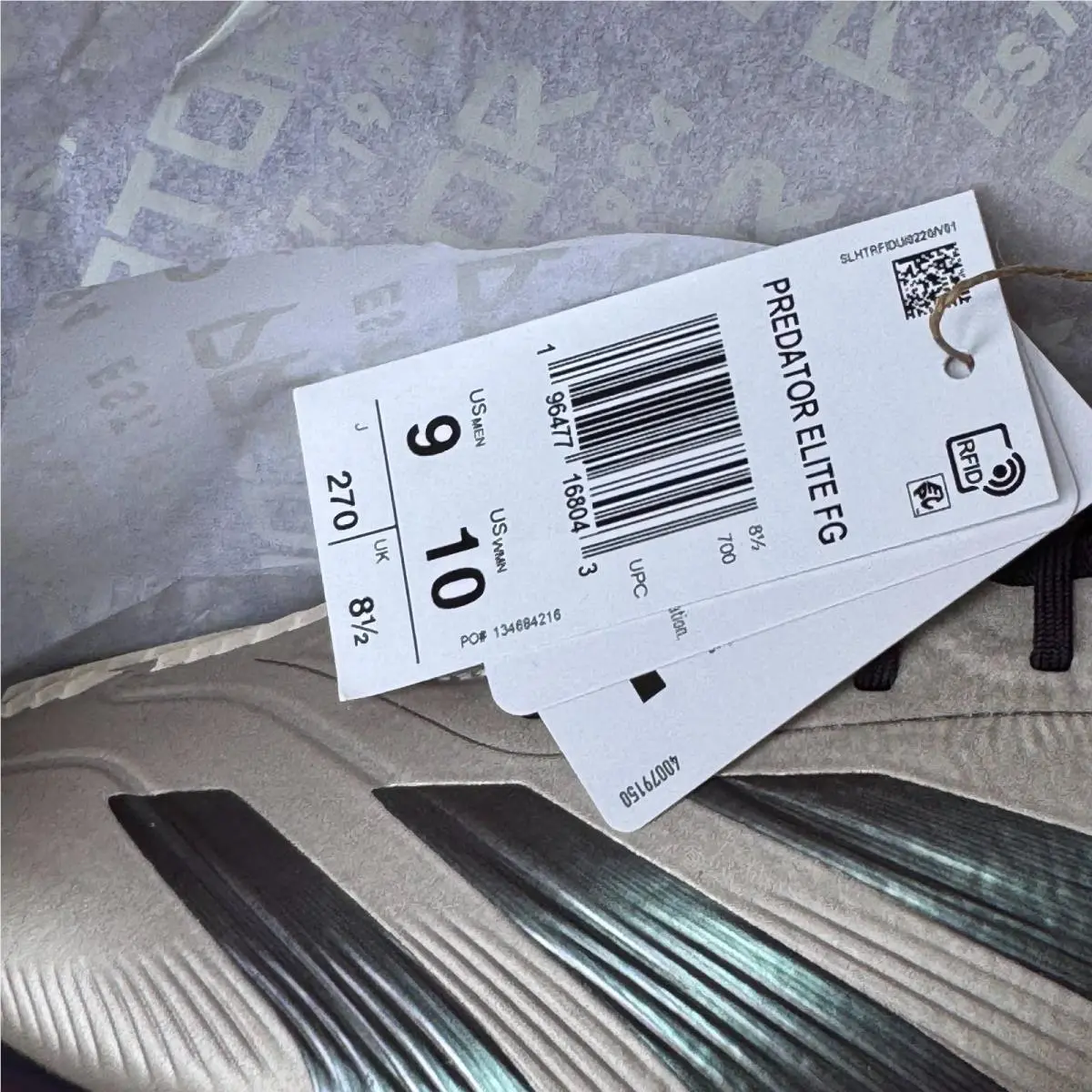 Adidas shoes - adidas Predator - Predator - IF8868 - Platinum Metallic 13