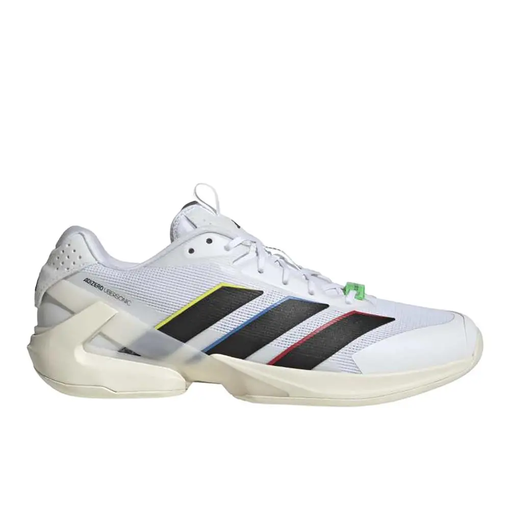 Adidas Adizero Ubersonic 5 Tennis Mens White Sneakers Athletic Shoes SB1158-KK3 - White