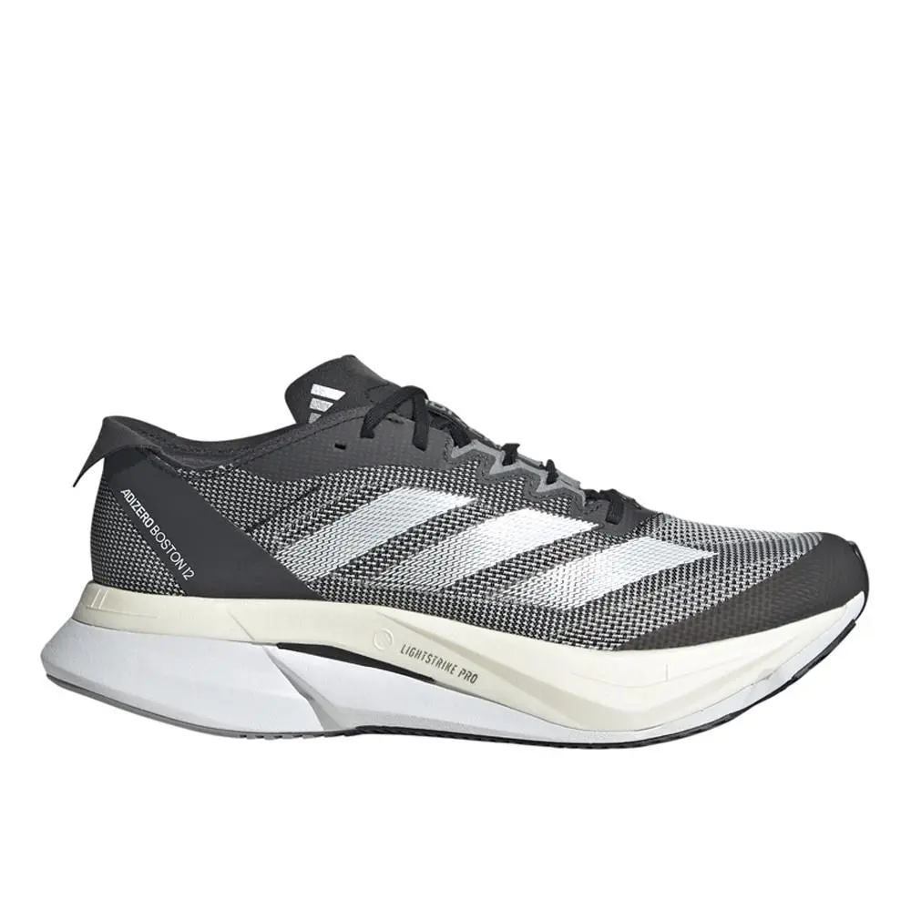 Adidas Adizero Boston 12 Womens Black Sneakers Athletic Shoes HQ2171