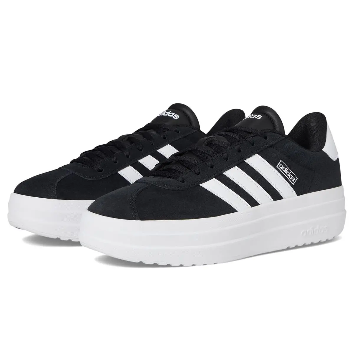 Woman`s Sneakers Athletic Shoes  VL Court Bold Black/White/White by Adidas