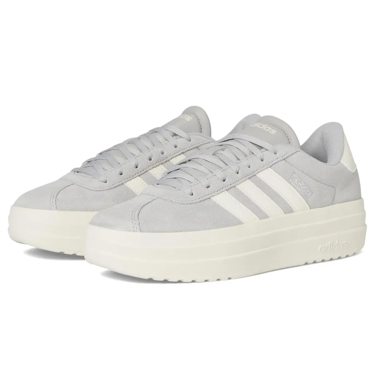 Woman`s Sneakers Athletic Shoes  VL Court Bold Grey/Off White/White by Adidas