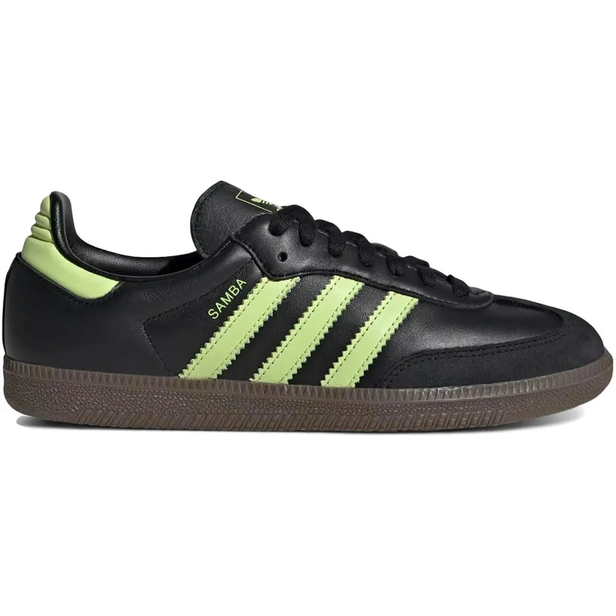 Adidas Samba OG Black Pulse Lime Women`s JS1387