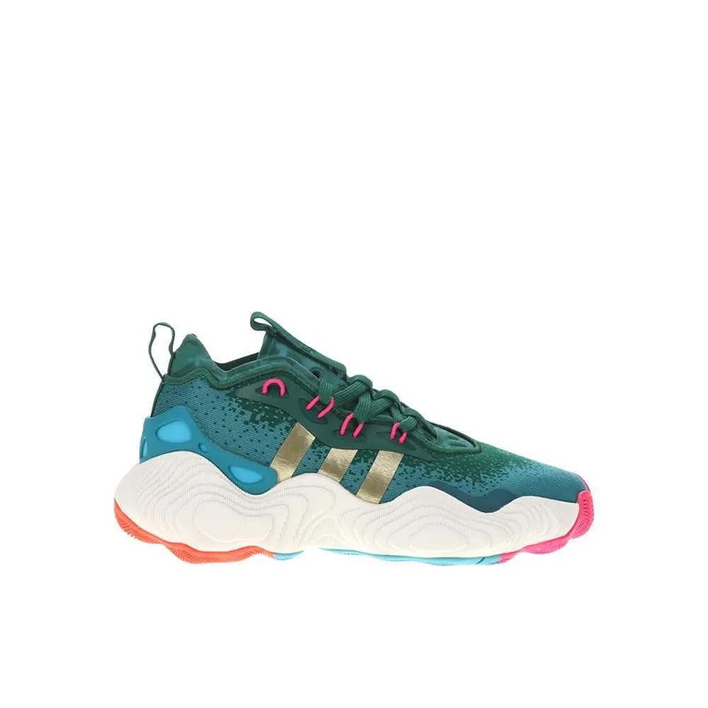 Adidas Trae Young 3 GS Boys Shoes Size 4.5 Color: Green/gold
