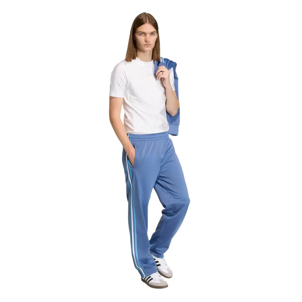 Adidas clothing - Adicolor Sport Firebird Track Suit - Victory Blue/Green/White/Red 41