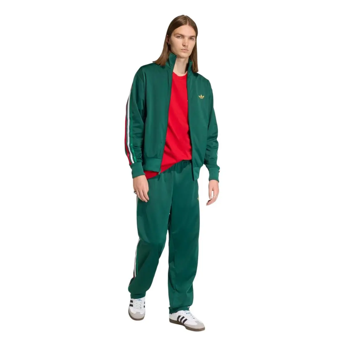 Adidas clothing - Adicolor Sport Firebird Track Suit - Victory Blue/Green/White/Red 82