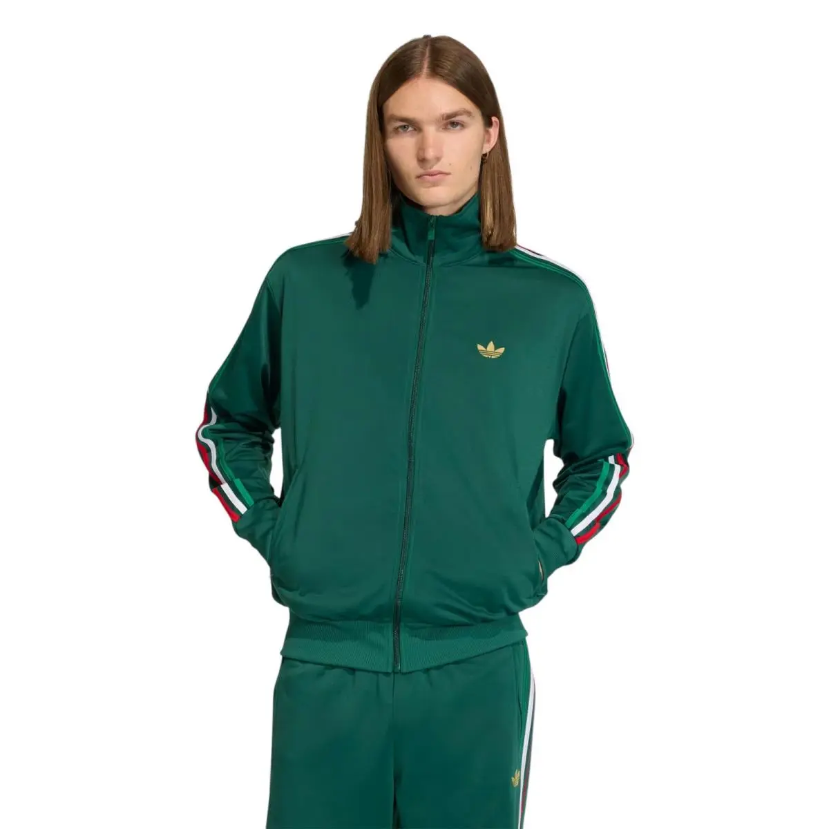 Adidas clothing - Adicolor Sport Firebird Track Suit - Victory Blue/Green/White/Red 84