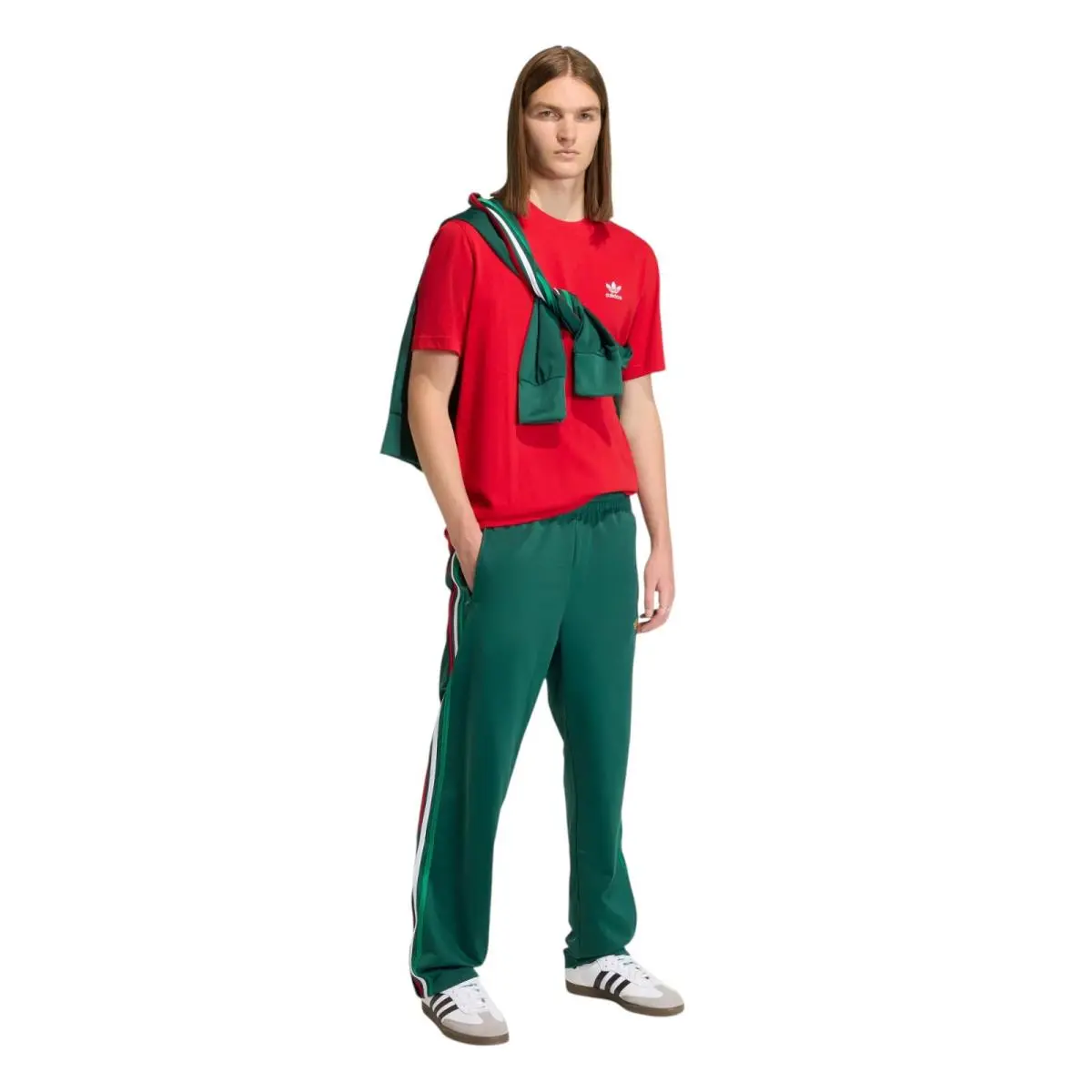 Adidas clothing - Adicolor Sport Firebird Track Suit - Victory Blue/Green/White/Red 89