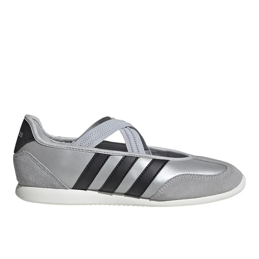 Barreda Mary Jane Womens Silver Sneakers Casual Shoes HP3520 by Adidas
