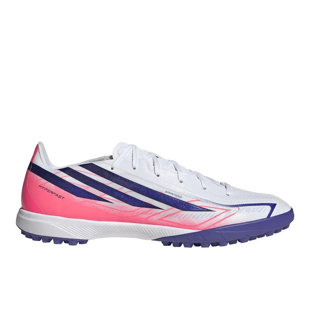 F50 Hyperfast League Turf Soccer Cleats Unisex White Sneakers Athletic Sh by Adidas