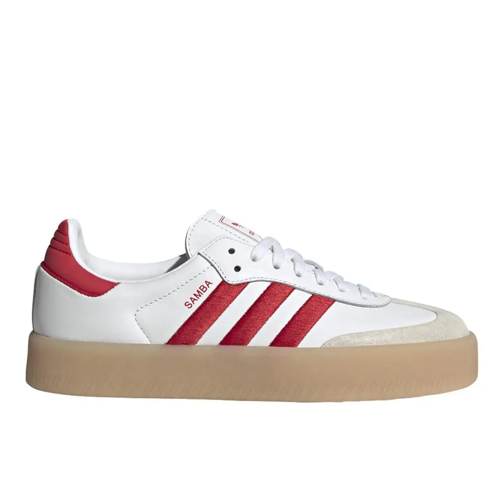 Sambae Womens White Sneakers Casual Shoes ID0438 by Adidas