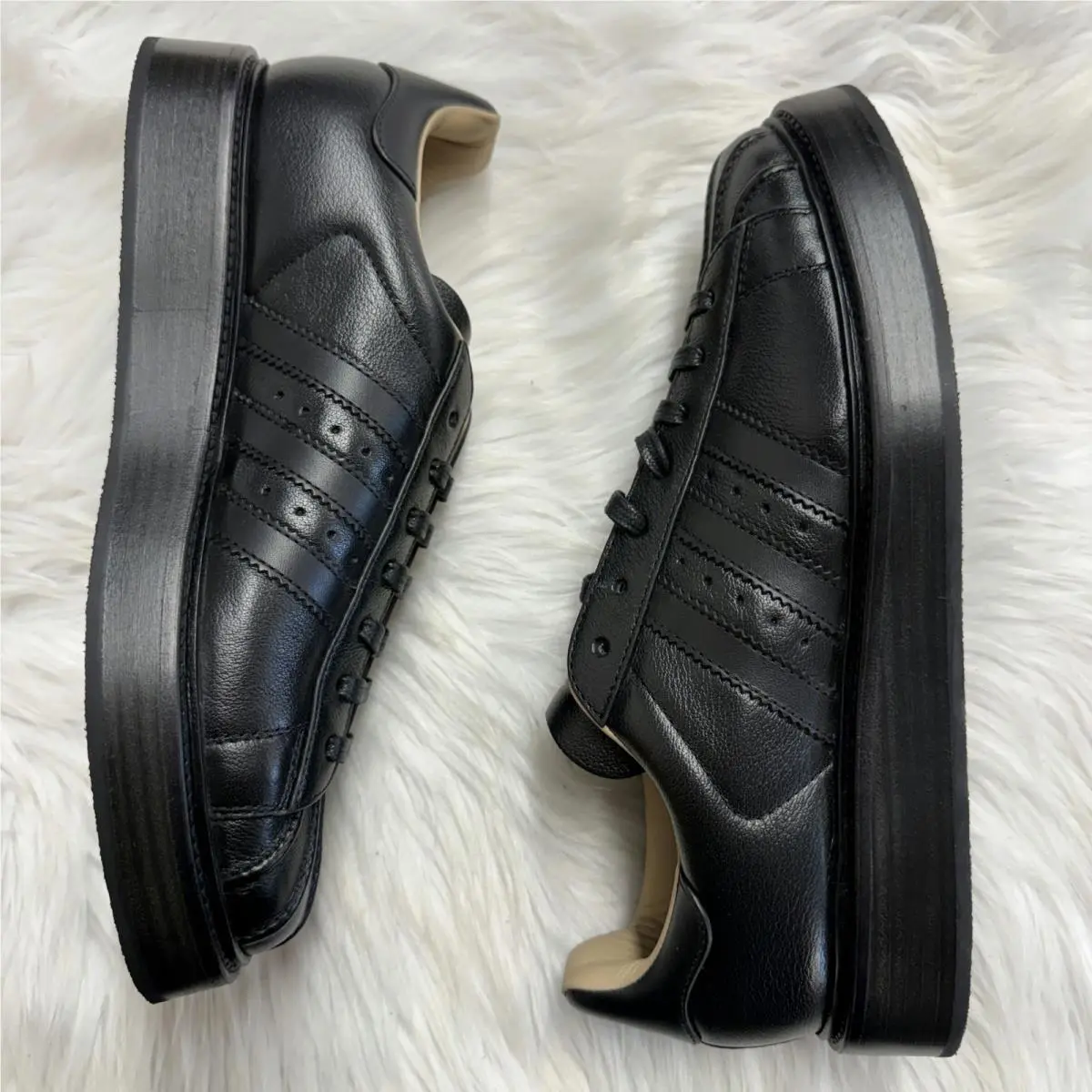 Adidas shoes - Superstar Lux Made in Italy Black - IH4681 - Blue 5