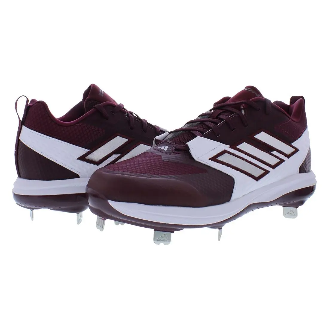 Adidas shoes - Team Maroon/Silver Metallic/Footwear White, Main: Red 4