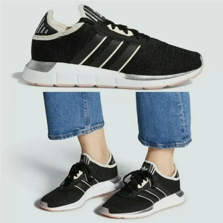 Adidas Originals Swift Run X Women`s Running Casual Shoes Black/pink Tint FY2147