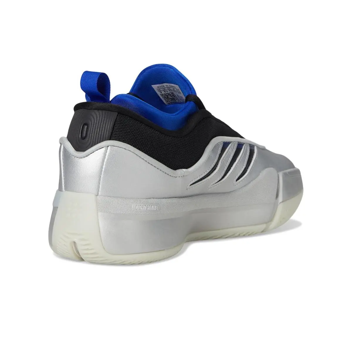 Adidas shoes - Silver Metallic/Black/Lucid Blue 3