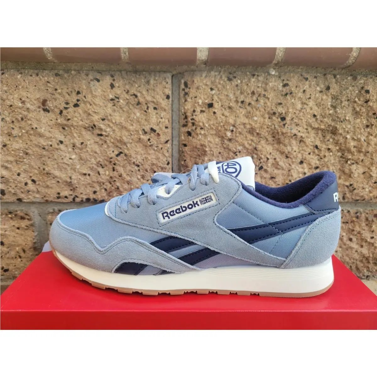 Reebok Classic Nylon Shoes Men`s Sizes Blue Vector Navy Chalk 100241183 by Adidas