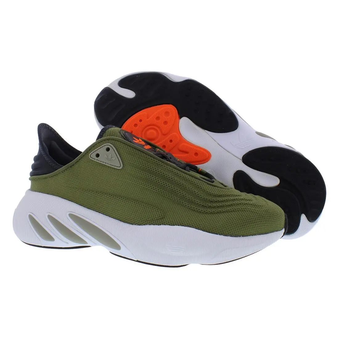 Adidas shoes - Focus Olive/Feather Grey/Impact Orange, Main: Green 4