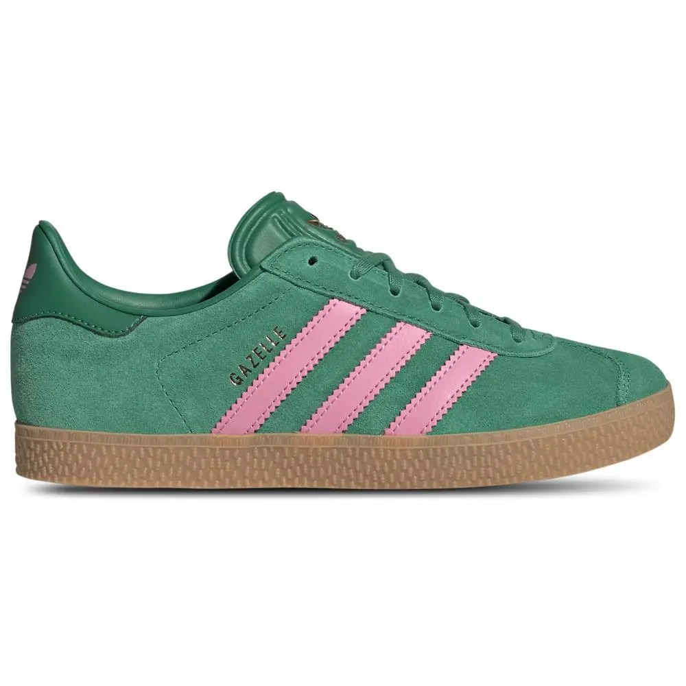 Kid`s Originals Gazelle Green/pink by Adidas