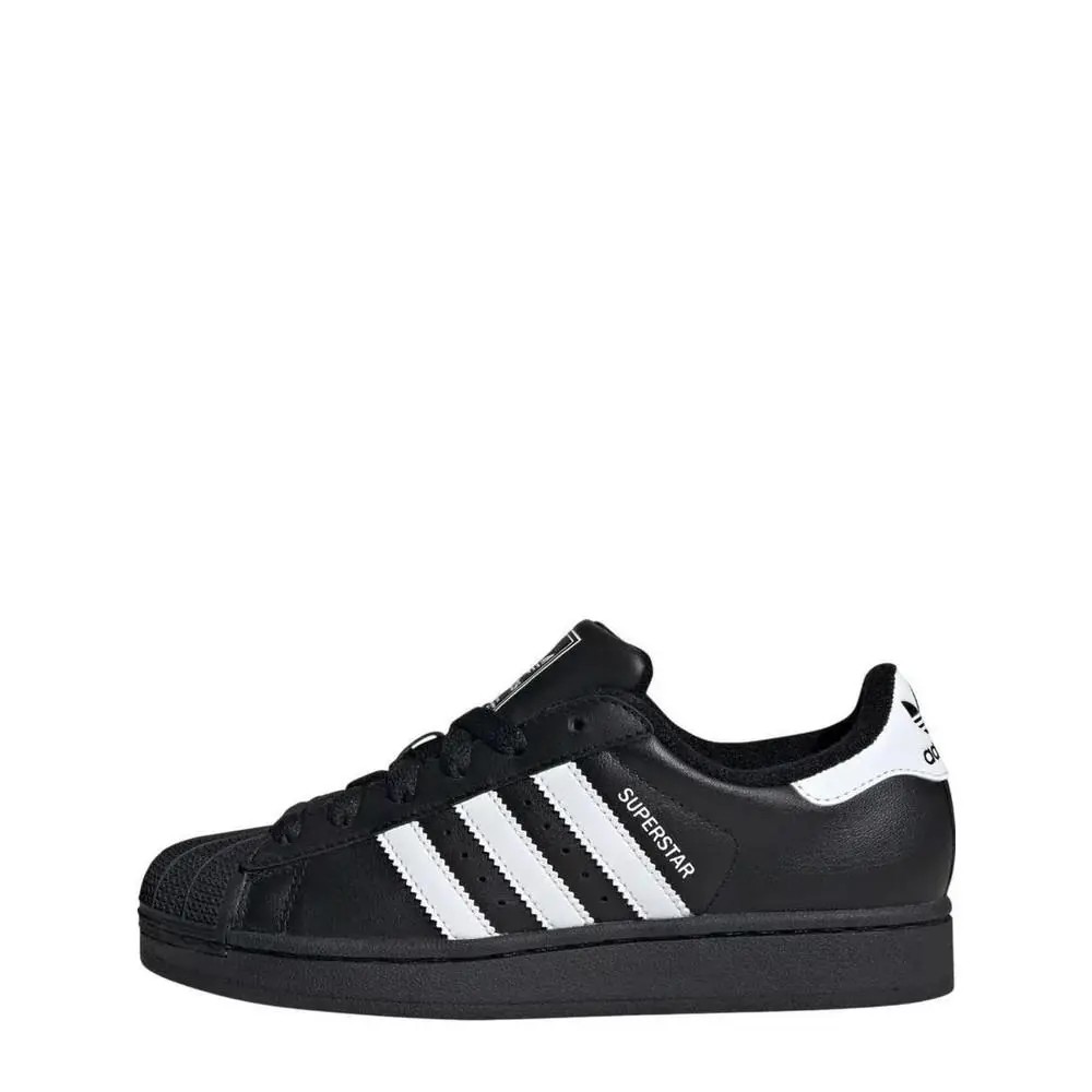 Adidas shoes - Adidas Superstar II J Black/White - JH9977 - Black 10