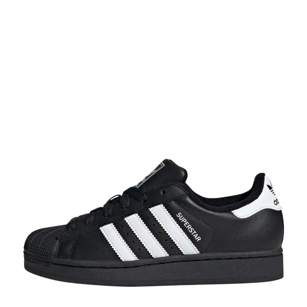 Adidas shoes - Adidas Superstar II J Black/White - JH9977 - Black 16