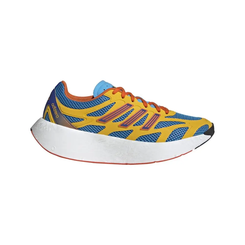 Adizero Aruku Lace Up Mens Blue Yellow Sneakers Casual Shoes JH8074-A by Adidas