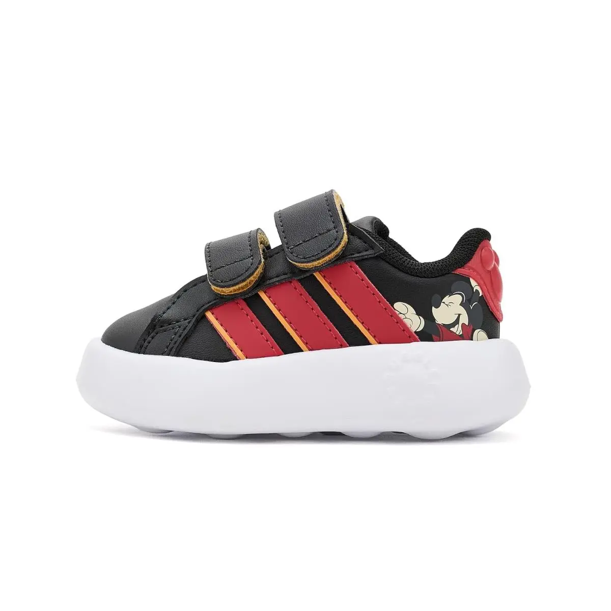 Adidas shoes - Black/Pure Ruby/Crew Yellow 2