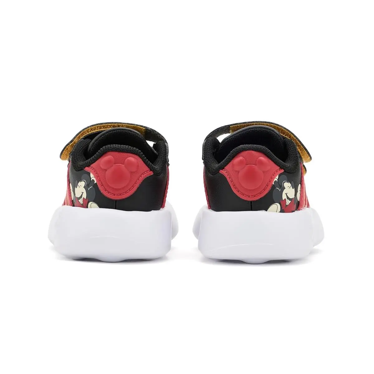 Adidas shoes - Black/Pure Ruby/Crew Yellow 5